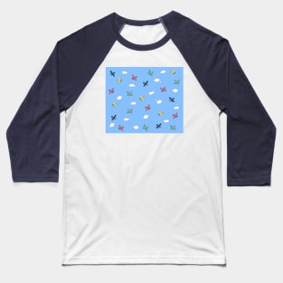 Planes in the Sky Baseball T-Shirt